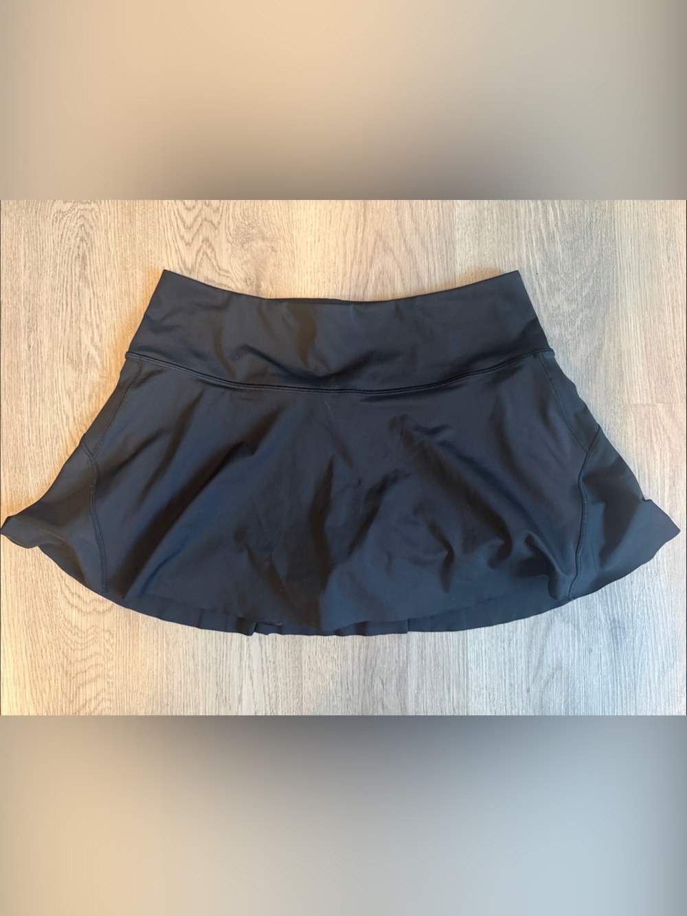 Athleta Black Circle Skater Skirt with Wide Waistband